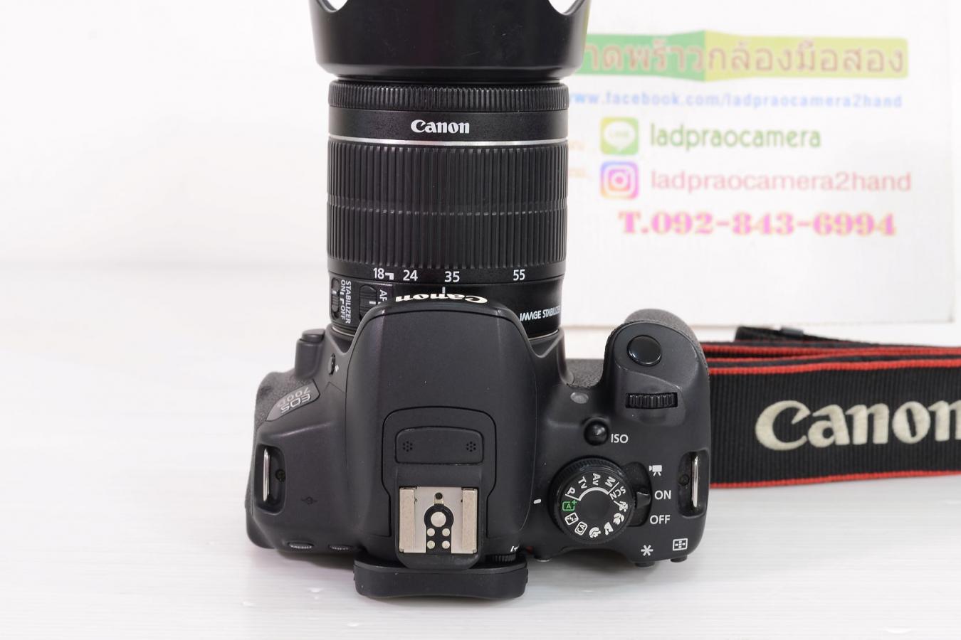 Canon 700D+18-55 STM เครื่องสวยๆเมนูไทย ระบบปกติ ไม่มีตำหนิ อุปกรณ์ครบ