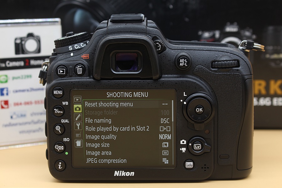 ขาย Nikon D7100 + Lens 18-105mm อดีตประกันร้าน สภาพสวยใหม่ ชัตเตอร์ 7,XXXรูป อุปกรณ์ครบกล่อง เมนูอังกฤษ จอติดฟิล์มแล้ว  อุปกรณ์และรายละเอียดของสินค้า 1.Bod