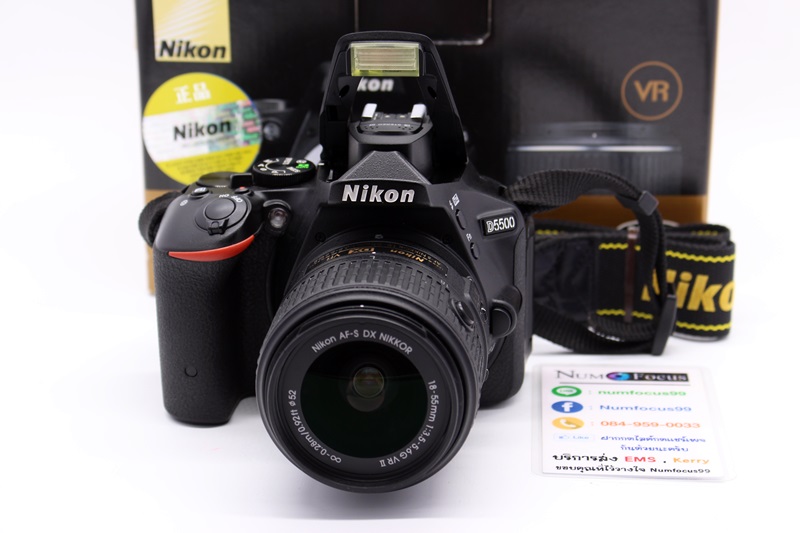 Nikon D5500 เลนส์ AF-S 18-55mm VR II เมนูภาษาไทย สภาพสวย อุปกรณ์พร้อมกล่อง