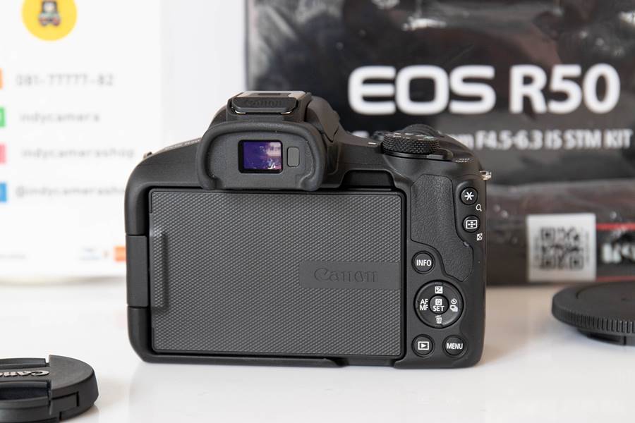 Canon EOS R50 พร้อมเลนส์ RF-S18-45mm f/4.5-6.3 IS STM เครื่องศูนย์ อายุ 1เดือน สภาพใหม่