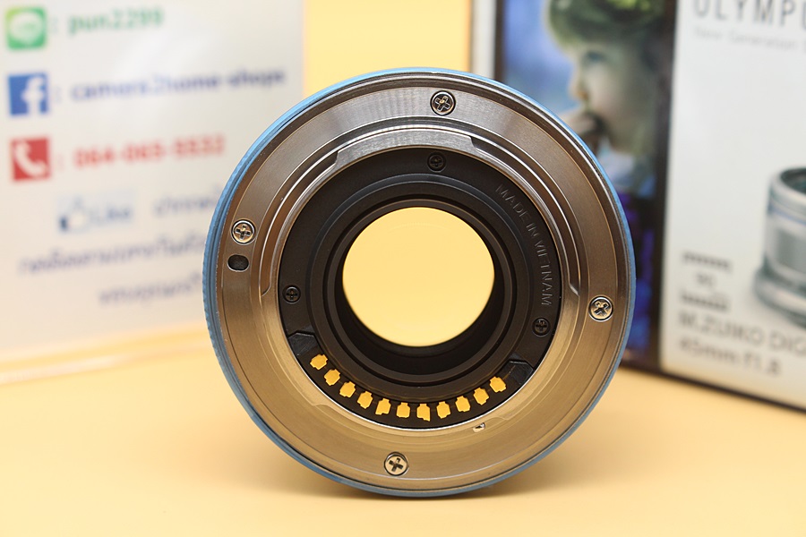 ขาย Lens Olympus M.ZUIKO DIGITAL 45mm f1.8(สีเงิน) อดีตศูนย์ ไร้ฝ้า รา สภาพสวยใหม่ อุปกรณ์ครบกล่อง  อุปกรณ์และรายละเอียดของสินค้า 1.Lens Olympus M.ZUIKO DI