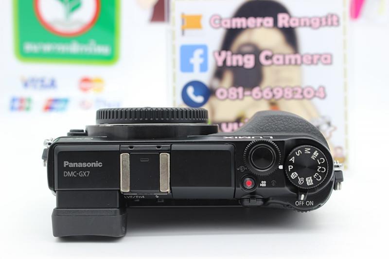 ขาย Body Panasonic DMC-GX7K (สีดำ) สภาพสวย มีWiFiในตัว จอทัชสกรีน ชัตเตอร์ 5,xxx อดีตประกันศูนย์ อุปกรณ์ครบกล่อง