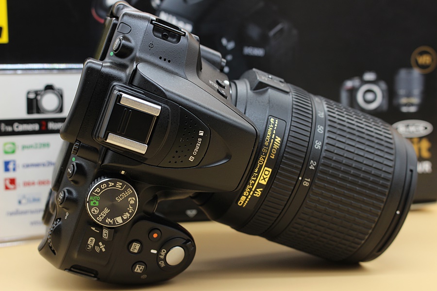 ขาย Nikon D5300 + Lens 18-140mm F/3.5-5.6G ED VR อดีตประกันศูนย์ สภาพสวย ชัตเตอร์ 24,XXX รูป เมนูไทย  มี WiFiในตัว จอติดฟิล์มแล้ว อุปกรณ์ครบกล่อง  อุปกรณ์แ