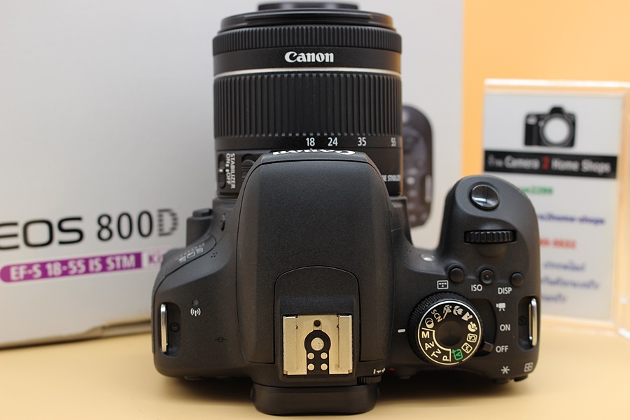 ขาย Canon EOS 800D + Lens 18-55mm STM อดีตประกันร้าน สภาพสวยใหม่ เมนูไทย ชัตเตอร์ 3,XXXรูป อุปกรณ์พร้อมกล่อง จอติดฟิล์มแล้ว  อุปกรณ์และรายละเอียดของสินค้า 