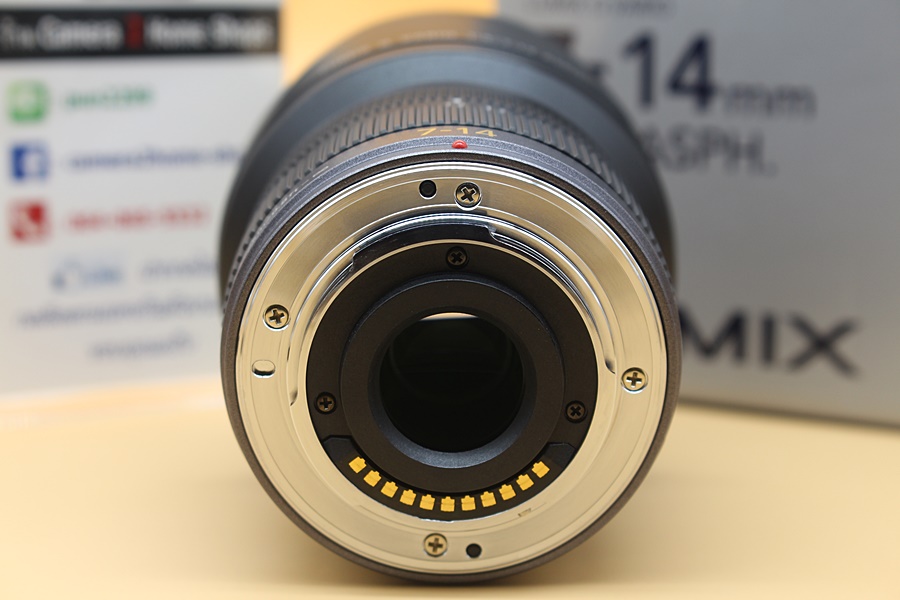 ขาย Lens Panasonic LUMIX G Vario 7-14mm. F/4.0 ASPH สภาพสวยใหม่ ไร้ฝ้า รา  อดีตประกันร้าน อุปกรณ์ครบกล่อง  อุปกรณ์และรายละเอียดของสินค้า 1.Lens Panasonic L