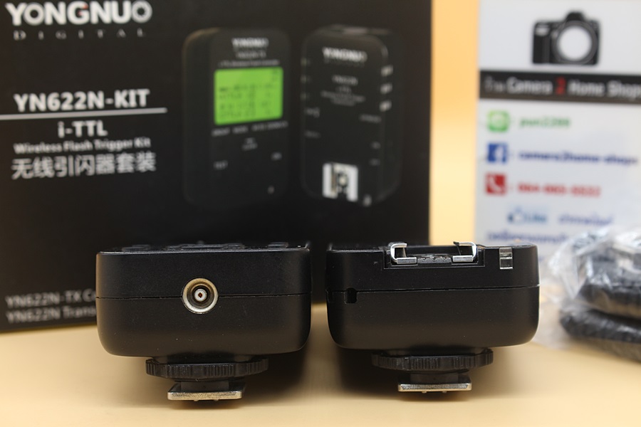 ขาย YONGNUO YN622N-TX KIT Wireless E-TTL Trigger with LED Screen For Nikon สภาพยังสวย จอติดฟิล์ม ใช้งานได้ปกติ อุปกรณ์ครบกล่อง  อุปกรณ์และรายละเอียดของสินค