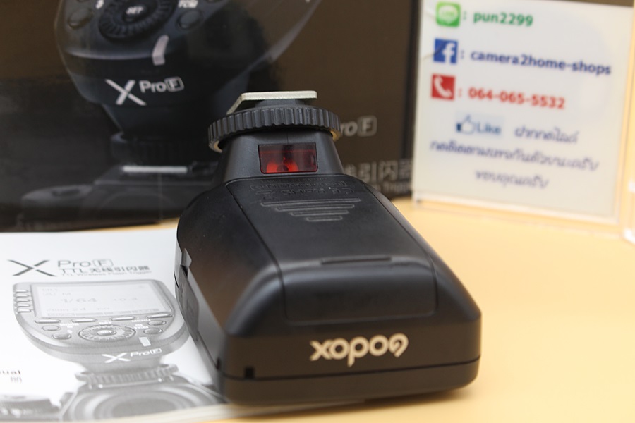 ขาย Godox XPRO TTL Wireless Flash Trigger for Fuji สภาพสวย ครบกล่อง  อุปกรณ์และรายละเอียดของสินค้า 1.Godox XPRO TTL Wireless Flash Trigger for Fuji 2.คู่มื