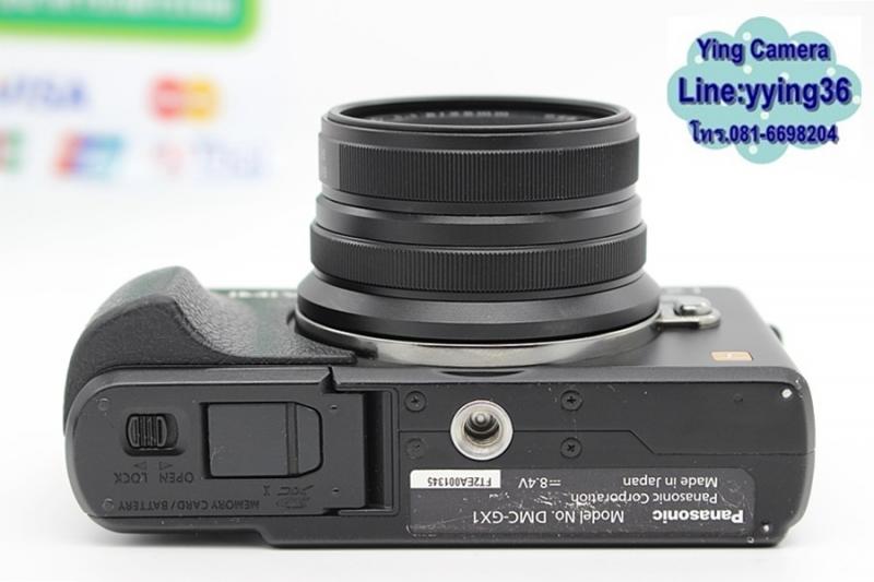 ขาย Panasonic DMC GX1X + Lens CC TV 25mm F1.8(สีดำ) สภาพพร้อมใช้งาน อดีตประกันศูนย์ จอติดฟิล์มแล้ว อุปกรณ์ครบกล่อง