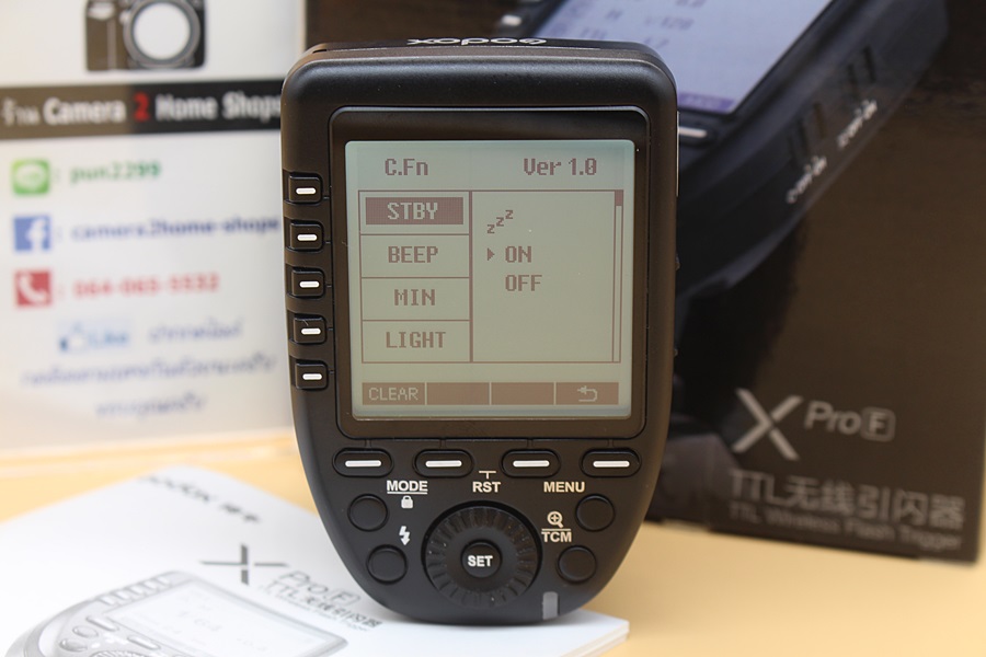 ขาย Godox XPRO TTL Wireless Flash Trigger for Fuji สภาพสวย ครบกล่อง  อุปกรณ์และรายละเอียดของสินค้า 1.Godox XPRO TTL Wireless Flash Trigger for Fuji 2.คู่มื