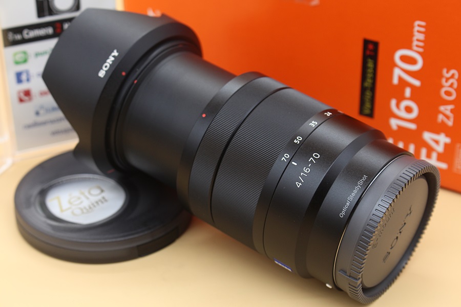 ขาย lens Sony Vario-Tessar T* E 16-70mm f/4 ZA OSS สภาพสวย อดีตศูนย์ ไร้ฝ้า รา อุปกรณ์ครบกล่อง แถมFilter  อุปกรณ์และรายละเอียดของสินค้า 1.lens Sony Vario-T