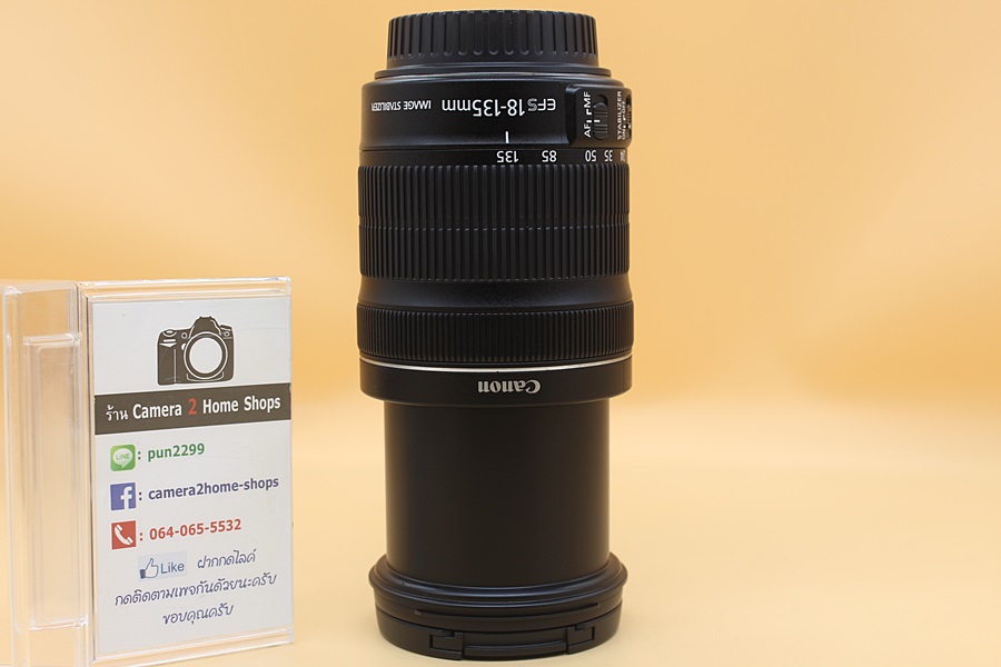 ขาย Lens Canon EF-S 18-135mm IS STM สภาพสวย อดีตประกันร้าน ไร้ฝ้า รา ตัวหนังสือคมชัด ยางแน่น  อุปกรณ์และรายละเอียดของสินค้า 1.Lens Canon EF-S 18-135 mm f/3