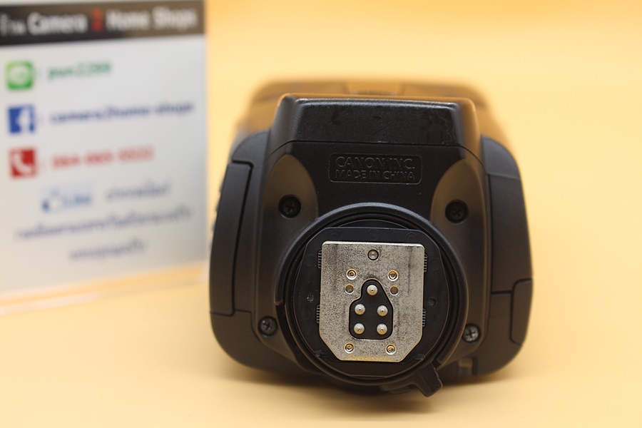 ขาย Flash Canon Speedlite 430EX II สภาพสวย หน้าใส ตัวหนังสือคมชัด ใช้งานปกติเต็มระบบ  อุปกรณ์และรายละเอียดของสินค้า 1.Flash Canon Speedlite 430EX II 2.ขาตั