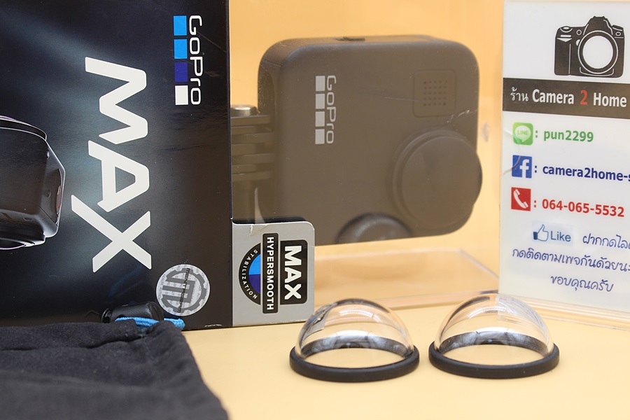 ขาย GoPro Max สภาพสวย อดีตประกันศูนย์ ใช้งานน้อย อุปกรณ์ครบกล่อง 