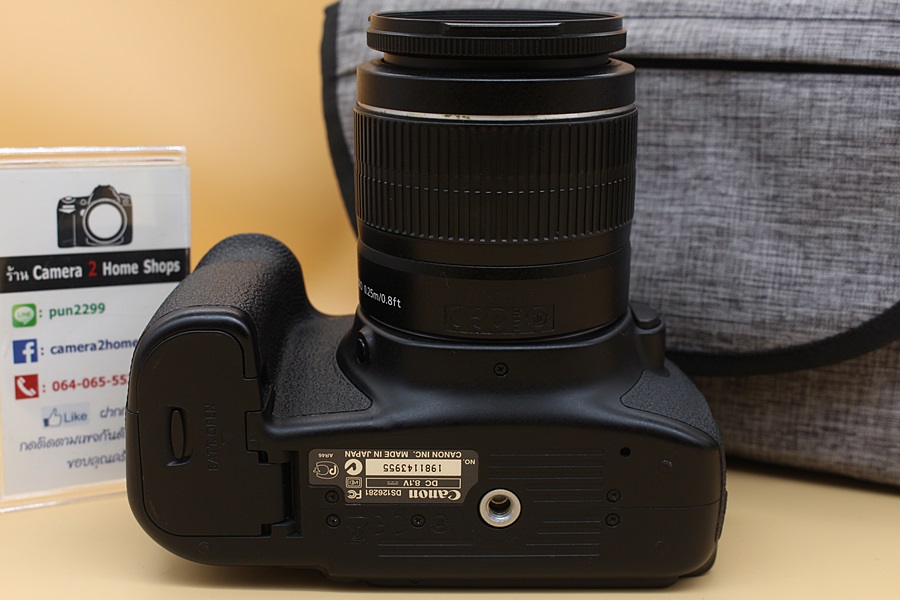 ขาย Canon EOS 60D + lens 18-55mm IS II ใช้งานได้ปกติเต็มระบบ เมนูไทย ชัตเตอร์ 33,XXX อุปกรณ์พร้อมกระเป๋า  อุปกรณ์และรายละเอียดของสินค้า 1.Body Canon EOS 60