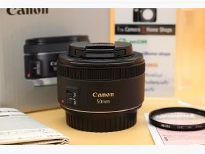 ขาย Lens CANON EF 50mm F1.8 STM อดีตประกันศูนย์ สภาพสวย  ไร้ฝ้า รา ตัวหนังสือคมชัด อุปกรณ์ครบกล่องแถม Filter  อุปกรณ์และรายละเอียดของสินค้า 1.Lens CANON EF
