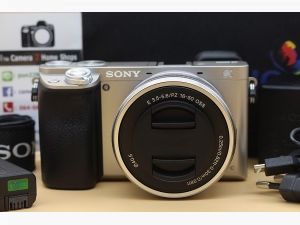 ขาย Sony a6000 + Lens kit 16-50mm (สีเงิน) อดีตประกันร้าน สภาพสวยใหม่ ชัตเตอร์1,445รูป เมนูไทย อุปกรณ์พร้อมกระเป๋า  อุปกรณืและรายละเอียดของสินค้า 1.Body So
