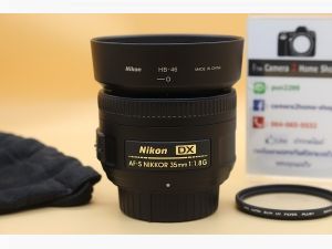 ขาย Nikon Lens AF-S DX 35mm F/1.8G สภาพสวย ไร้ฝ้า รา อดีตประกันศูนย์   อุปกรณ์และรายละเอียดของสินค้า 1.Nikon Lens AF-S DX 35mm F/1.8G  2.Hood 3.ฝาปิด Lens 