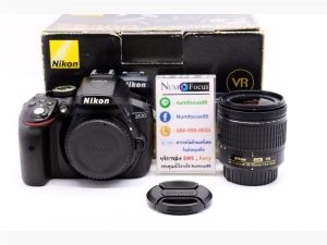 Nikon D5300 เลนส์ AF-P 18-55mm VR ประกันหมดแล้ว สภาพสวย เมนูภาษาไทย ใช้งานได้ปกติ อุปกรณ์พร้อมกล่อง