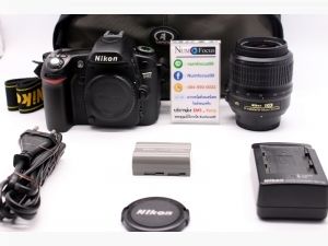 Nikon D80 เลนส์ AF-S 18-55mm VR ซัตเตอร์ 1หมื่น ประกันหมดแล้ว เมนูภาษาอังกฤษ ใช้งานได้ปกติ อุปกรณ์พร้อมกระเป๋า