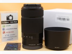 ขาย Lens Sony E 55-210mm F4.5-6.3 OSS (สีดำ) อายุ2เดือน มีประกันร้าน ec-mall สภาพสวยใหม่ อุปกรณ์ครบกล่อง  อุปกรณ์และรายละเอียดของสินค้า 1.Lens Sony E 55-21